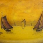 I Collect All Daum Nancy Sailboat Vases Lamps and Other Art Glass